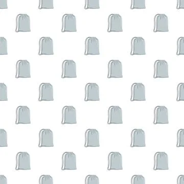Drawstring sports bag seamless pattern background design 스톡 일러스트