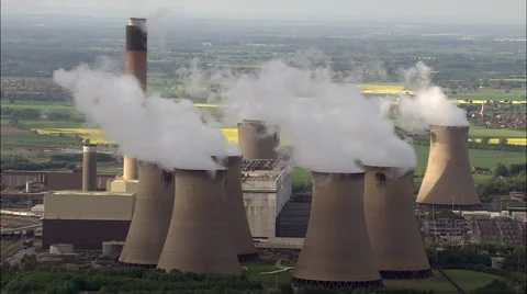 Drax Power Station Stock Footage 65386612
