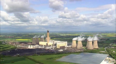 Drax Power Station Stock Footage 65435865