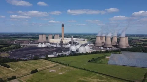 Drax Power Station, north Yorkshire. UK. 库存影片 305242531