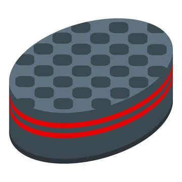Dreadlocks box icon isometric vector. African hair Stock Illustration