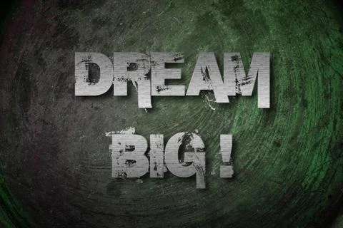 Dream big concept Stock Illustration