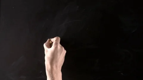 Dream on blackboard Stock Footage 70749410