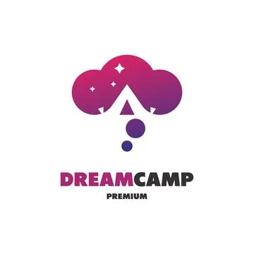 Dream Camp Logo Stock Illustration