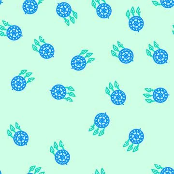 Dream catcher sleep night vector seamless pattern Illustrazione stock