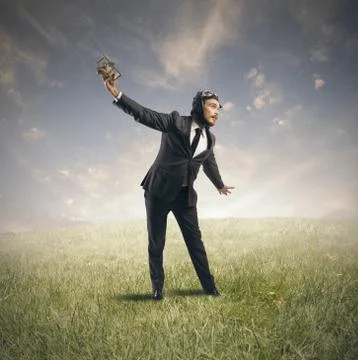 Dream to  fly Stock Photos