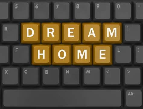 Dream home Stock-Illustration