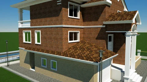 Dream house Stockbeeldmateriaal 37594834