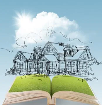 Dream house Stock Illustration