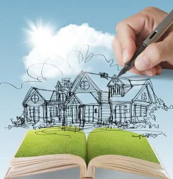 Dream house Stock Illustration