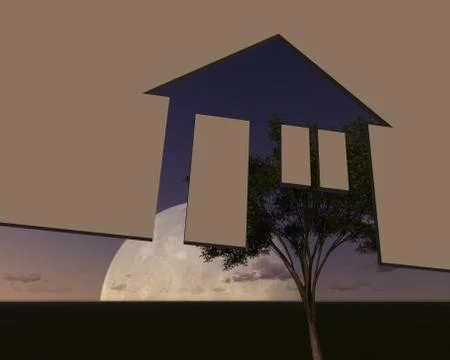 Dream house Stock Illustration