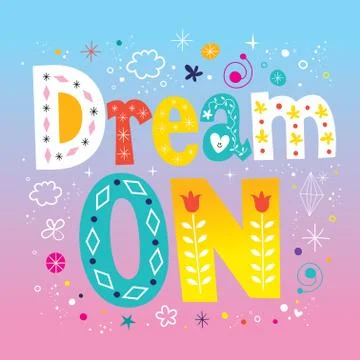 Dream on Stock Illustration