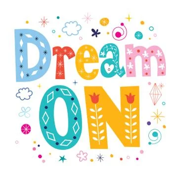 Dream on Illustrazione stock