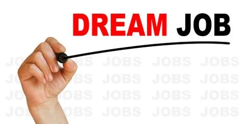 Dream job Stock Illustration