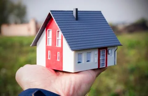 Dream of a new house Stock Photos