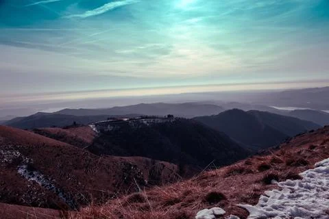 Dream over the mountains. Stock Photos