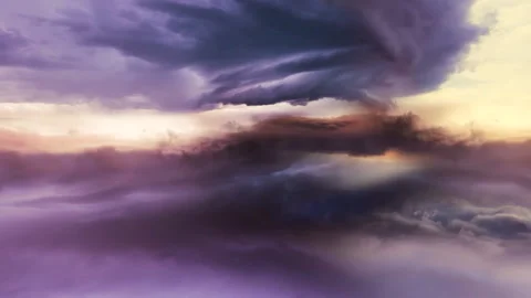 Dream Sequence Timelapse Clouds 13 Stock Footage 134585053