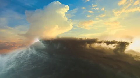 Dream Sequence Timelapse Clouds 3 Stock Footage 134584779