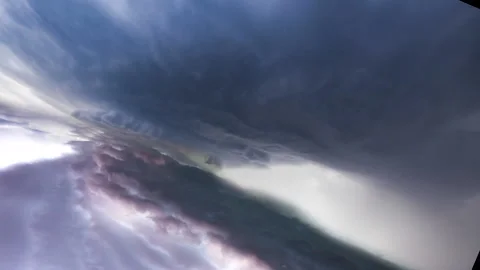 Dream Sequence Timelapse Clouds 5 Stock Footage 134584629