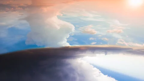 Dream Sequence Timelapse Clouds 6 Stock Footage 134584921
