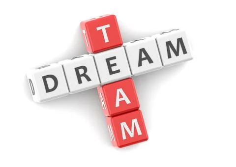 Dream team Stock Illustration