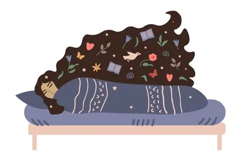 Dream vector illustration Stock Illustration