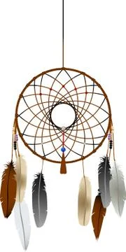 Dreamcatcher Illustrazione stock