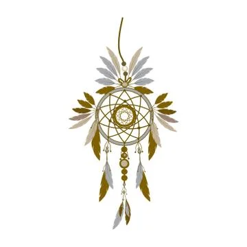 Dreamcatcher illustration Stock-Illustration