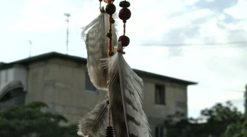 Dreamcatcher in the wind Stock Footage 50174638