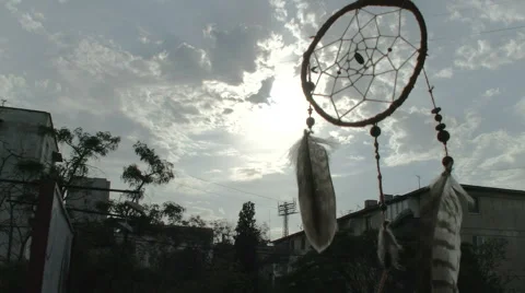 Dreamcatcher in the wind Stock Footage 50175105