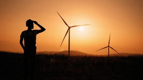 Dreaming of a clean future for generations to come, heartwarming uplifting Stock Footage