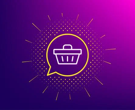 Dreaming of Gift line icon. Present box sign. Vector 스톡 일러스트