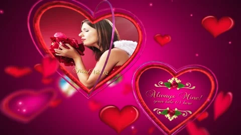 Dreaming Hearts Montage Stock After Effects