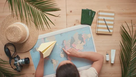 Dreaming Of Holidays on Lockdown Stock Footage 141365810