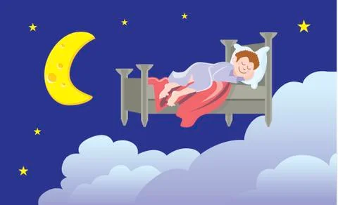 Dreaming Stock Illustration