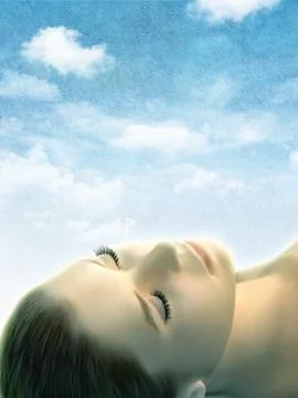 Dreaming Stockillustratie