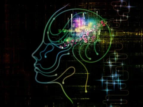 Dreaming of Machine Consciousness Illustrazione stock
