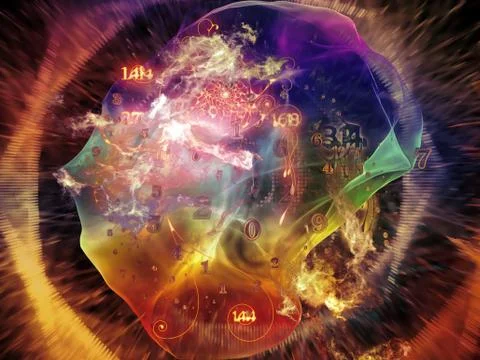 Dreaming of Math Visualization イラスト素材