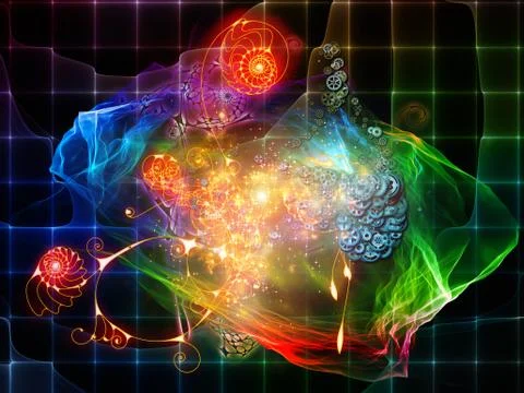 Dreaming of Math Visualization イラスト素材
