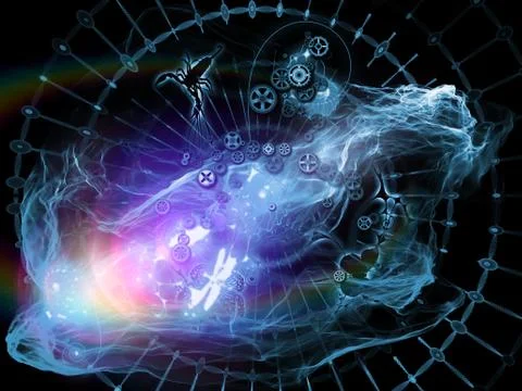 Dreaming of Math Visualization 스톡 일러스트