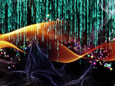 Dreaming of Numbers 스톡 일러스트