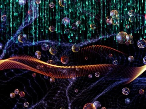 Dreaming of Numbers 스톡 일러스트