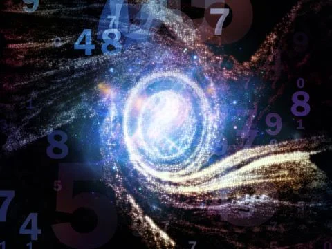 Dreaming of Numbers Stock Illustration
