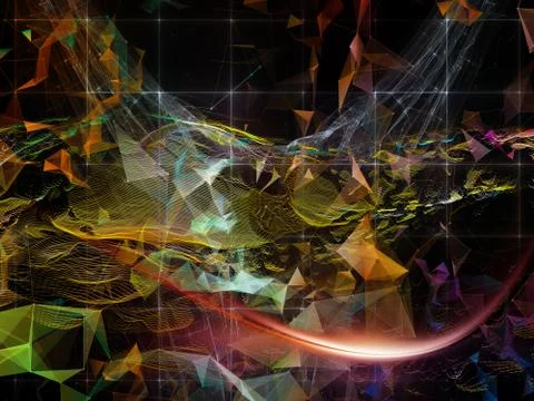 Dreaming of Virtual World Illustrazione stock