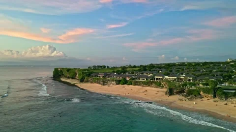 Dreamland Beach Bali - Circle Stock Footage 262957331