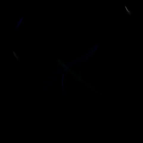 Dreamlike circular light trail abstract background with refractive crystal finis Stock Footage 336521180