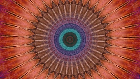 Dreamlike Original Slow Motion Mandala footage (2016) Video stock 129731562