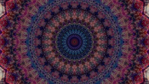 Dreamlike Original Slow Motion Mandala footage (1471) Stock Footage 130423909