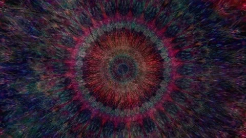 Dreamlike Original Slow Motion Mandala footage (1514) Stock Footage 131144707