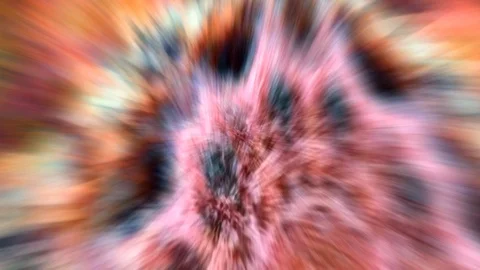 Dreamlike Slow Motion Psychedelic Blur Abstract footage (1642) Video stock 128793576